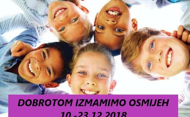 Humanitarna akcija „Dobrotom izmamimo osmijeh na lice“