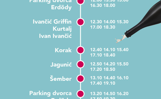 Vozni red Festival pjenušaca & jagoda 